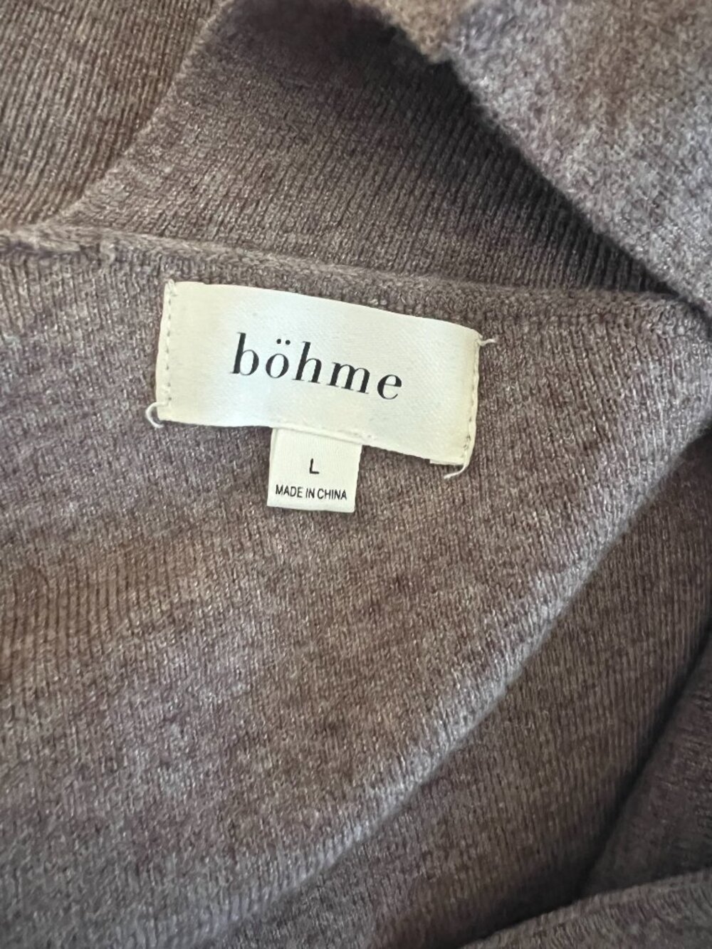 Bohme Asymmetrical Off-Shoulder Knit Sweater Top - Picture 3 of 3
